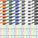 49 Pcs Laundry Strap Sock Clips Set Includes Laundry Strap with Buckle and Sock Clips for Nylon Organizer Accessories Tools for Washing Machine and Dryer