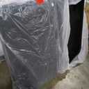 Trygoal L-Shaped Sectional Sofa with Movable Chaise & Storage Ottoman, Leather 3-Piece Modular Convertible Couches for Living Room, Apartment & Office, Black