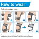 Knee Brace for Knee Pain Women and Men Patellar Tendon Support Strap,Adjustable Neoprene Knee Support Stabilizer for Meniscus Tear,Arthritis,Tendonitis, MCL, ACL,Injuries,Relief,Running,Workout,Sports,Medium