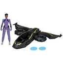 Spider-Man Marvel Studios' Black Panther Wakanda Forever Vibranium Blast Sunbird with 6-Inch Shuri Action Figure, Toy for Kids Ages 4 and Up