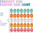 Jumbo 3 Inch Reusable Plastic Easter Eggs 30 Count - Premium Fillable Easter Eggs Bulk for Easter Egg Hunt, Basket Filler, Party Favors, Toy & Candy Fillers, Kids Classroom Activities