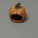 Fish Shrimp Hideout House Thanksgiving Fish Tank Aquarium Decor Pumpkin House Cave Betta Toys Thanksgiving Day Decor Terrarium Ornament Resin Rock (8X8X8CMx1pcs, Orange)