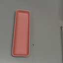 Taotenish Rectangular Tray Sushi Plate Ceramic Tapas Serving Plate Ceramics Snack Tableware Tray - Pink