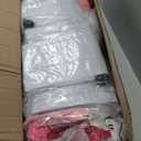 6 Pack Sleepovers Teepee Tent for Kids Bulk with Mattress Sheet Light,Natural Cotton Washable Indoor Play Tent for Birthday Slumber Party Girls Boys Pajama Movie Night Supplies(Pink, White)