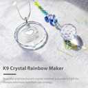 I Love You Gifts, K9 Crystal Suncatcher - Rainbow Maker Gift for Her Him Wife Girlfriend Husband, Couples Gifts for Anniversary, Christmas, Hanging Crystals Ornament