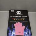 KITCHEN PERFECTION Silicone Smoker Oven Gloves -Extreme Heat Resistant BBQ Gloves-Handle Hot Food Right on Your Grill Fryer & Pit|Waterproof Grilling Cooking Baking Mitts|Superior Value Set+3 Bonuses (One Size Fits Most, Pink)