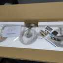 URSOLA 3 Lights 24" Bathroom Vanity Light Fixtures, Brushed Nickel Traditional Classic Vanity Light with Clear Glass, Bathroom Lighting Fixtures Over Mirror