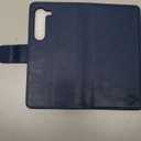 Wallet Case for Samsung Galaxy S23 with RFID-Blocking Credit Card Holder, PU Leather Folio Flip Cover Women Men Protective Phone Case Compatible with Samsung S23, Blue