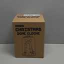 Christmas Decorations Table Centerpieces, Christmas Tree with Ornaments in Dome Cloche, Xmas Winter Tabletop Decor for Tiered Tray Shelf Mantel Fireplace Coffee Table Office Desk Holiday Decoration (Gifts)