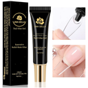 UNA GELLA Solid Nail Glue Gel 15ml Lamp Curing Needed Solid Soak Off U V/LED Lamp Required Super Strong Glue For Fake Acrylic Soft Gel Nail Tips Press On Nails Art Extension