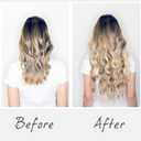 Hair Extension Tools Kit, 600 Silicone Lined Micro Rings, 1 Plier, 2 Hook Needle Pulling Loop, 10 Curved Hair Needle, 4 Metal Hair Clips, 1 Comb, 3 Sewing Threads, 200 Mini Rubber Bands