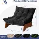 MAXYOYO Adjustable Living Room Chair, 3-Position Accent Chair with Frame, Large