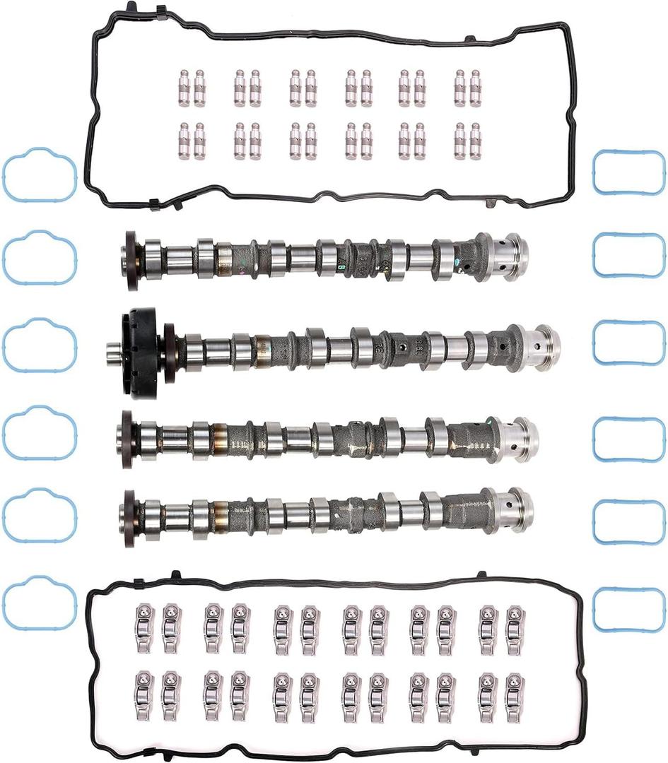 Engine Camshafts Rockers Arm Lifters Kit, 3.6L V6 Pentastar, for Jeep Wrangler Grand Cherokee Grand Caravan,for Dodge Durango Charger Challenger,for Ram 1500,for Chrysler 300,11-16, 5184377AG