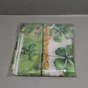 XCHI Green Hats Shamrock Coins St. Patrick's Day Tablecloth Rectangle Table Cloth Washable Table Covers for Indoor Outdoor Dining Home Party Decorations 60x104 Inch