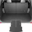 powoq 6&7 Seats Cargo Mat Compatible with 2024-2026 Lexus TX350 TX500H TX550H+ Cargo Liner Trunk Mat Backrest Mats Replacement for 2024 2025 2026 Lexus TX Accessories (Trunk Mat with Backrest Mats)
