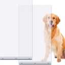 2 Pack XL Replacement Dog Door Flaps, Clear Pet Door Replacement Flap Compatible with 18" x 9.88" Extra Large Dog Door, Weather Resistant Replacement Flap Fits Pets Up to 90 Lbs.