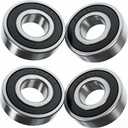 6203-2rs Sealed Bearings Replace Fully Suitable for Troy-bilt mtd 741-0600 941-0600 741-0124 941-0124 John Deere gx20818 jd8535 Murray 12325ma 1255ma 1501389ma Toro 100-1048 38-7820 (4pack)