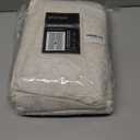 jinchan Winslow Lined Linen Curtains for Bedroom 63 Inches Linen Blended Embroidered Bordered Floral Curtains for Living Room Farmhouse Decor Window Treatments Ivory on Beige Drapes 2 Panels