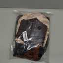 Verceco Pirate Costume Women Outfit with Renaissance Pirate Shirt Skirt Corset Waist Belt Womens Halloween Pirate Costumes (Beige+brown, S)