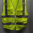 JKSafety 9 Pockets Class 2 High Visibility Zipper Front Safety Vest With Reflective Strips,Meets ANSI/ISEA Standard (XX-Large, Yellow)