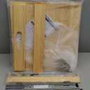 Pull Out Cabinet Organizer, Soft Close Wooden Slide Out Drawers for Pots and Pans, Full-extension Roll Out Shelves for Kitchen Cabinets, Pantry Organization, Bottom & Side Mount(12"W X 21"D x 3.4''H)