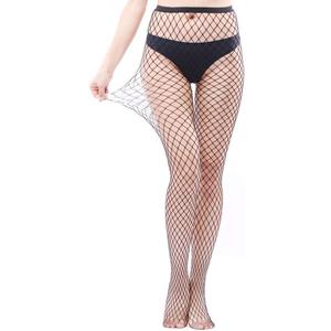 EVERSWE High Waist Fishnet Tights, Thigh High Suspender Stockings