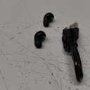 Invisible Earbuds Wireless Bluetooth - Tiny Small Earbuds with Premium Sound Quality, One-Step Auto Pairing, Smart Touch Control - Perfect for Work and Sports (Black)