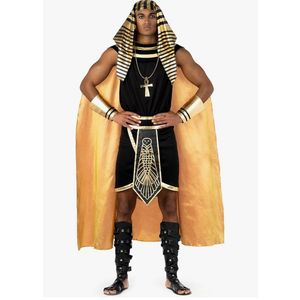 Morph Deluxe Egyptian Pharaoh Costume for Men - Adult Pharaoh Halloween Outfit - Ancient Egyptian Dress Up Size XL