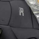 Rough Country Neoprene Seat Covers for Dodge Ram (2019-2024) - UV & Water Resistant, Foam Padded Truck Seat Covers - Full Set, Black, Front & Rear