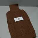 ASENKU Dog Sweater, Dog Sweaters for Medium Dogs, Warm Pullover Doggie KnitTurtleneck Warm Clothes for French Bulldog, Boston TerrierCoffee, L