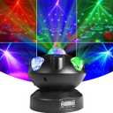 Dreamland LED RGBW Disco Light Party Light, Rotation Moving Head DJ Lights with DMX Sound Auto, Party Lights Indoor for Party Stage Lighting DJ Disco Club Christmas