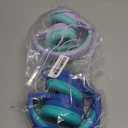 iClever Kids Headphones for School/Travel with Safe Volume 74/85dBA, HS19 Stereo Sound Over-Ear Headphones for Kids with Mic FunShare, Foldable 3.5mm Wired for iPad/Computer, 2 Pack (Purple & Blue)