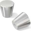 homdiy 30 Pack Brushed Nickel Cabinet Knobs Silver Dresser Knobs Small Drawer Pulls Round Kitchen Cabinet Hardware