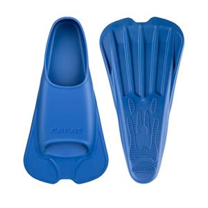 CAPAS Swim Training Fins Comfortable Silicone Lap Swimming Short Blade Floating Flippers with Mesh Bag for Adult Men Women Build Leg Strength Size 8,5
