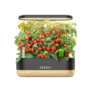 inbloom Hydroponics Growing System 12 Pods, Indoor Herb Garden with LEDs Full-Spectrum Plant Grow Light, Water Shortage Alarm, Automatic Timer, Height Adjustable, Ideal Gardening Gifts for Women