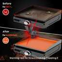 Silicone Griddle Mat for Blackstone Griddle 17 Inch - Food Grade Silicone Griddle Cover for Blackstone Flat Top Grill, 17" Thickened Buddy Mat Grilling Accessory for Black Stone Protection