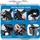 Bike Basket Accessories Compatible with Schwinn,Detachable and Waterproof,Hold Cell Phones, Snacks, Wallet,Fits Most Adult Bike Handlebars,1PC