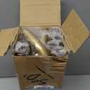 Gold Wrap Around Curtain Rods 2 Pack:Blackout Adjustable Window Curtain Rod,Room Darkening Heavy Duty Curved French Metal Single Drapery Rods for Bedroom Kitchen Easy Install,Brass Gold 28-48"