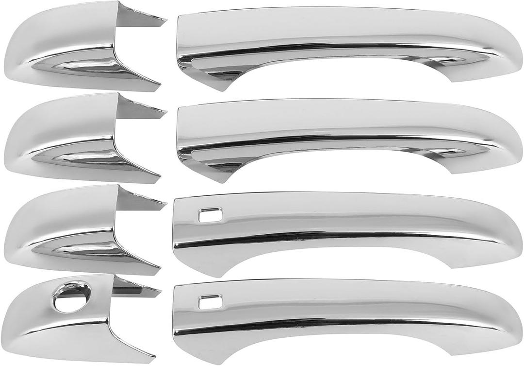 OCPTY 4PCS Door Handle Covers for Jeep Grand for Cherokee for Dodge for Durango 11-19 Driver Side & Passenger Side Door Pull Handle Covers