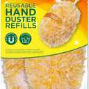 Microfiber Reusable Refills for Swiffer Hand Duster, 360 Degree Dry Duster Heavy Duty Refills, 2-Pack (Handle is Not Included) Air Dry Only