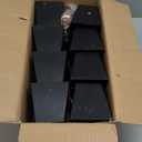 TURSTIN 16 Pack 4 Inch Furniture Legs Plastic Sofa Couch Legs Square Tapered Feet Sofa Legs with M8 TNuts Screws for Legs Sofas Chairs Cabinets Dressers Beds, Black