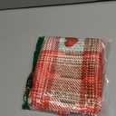 Valentines Day Round Tablecloth 60 Inch Happy Mothers Day Table Cloth Gift Love Heart Wedding Table Clothes Red White Buffalo Check Plaid Table Cover for Party Dining Room Home Outdoor Decor