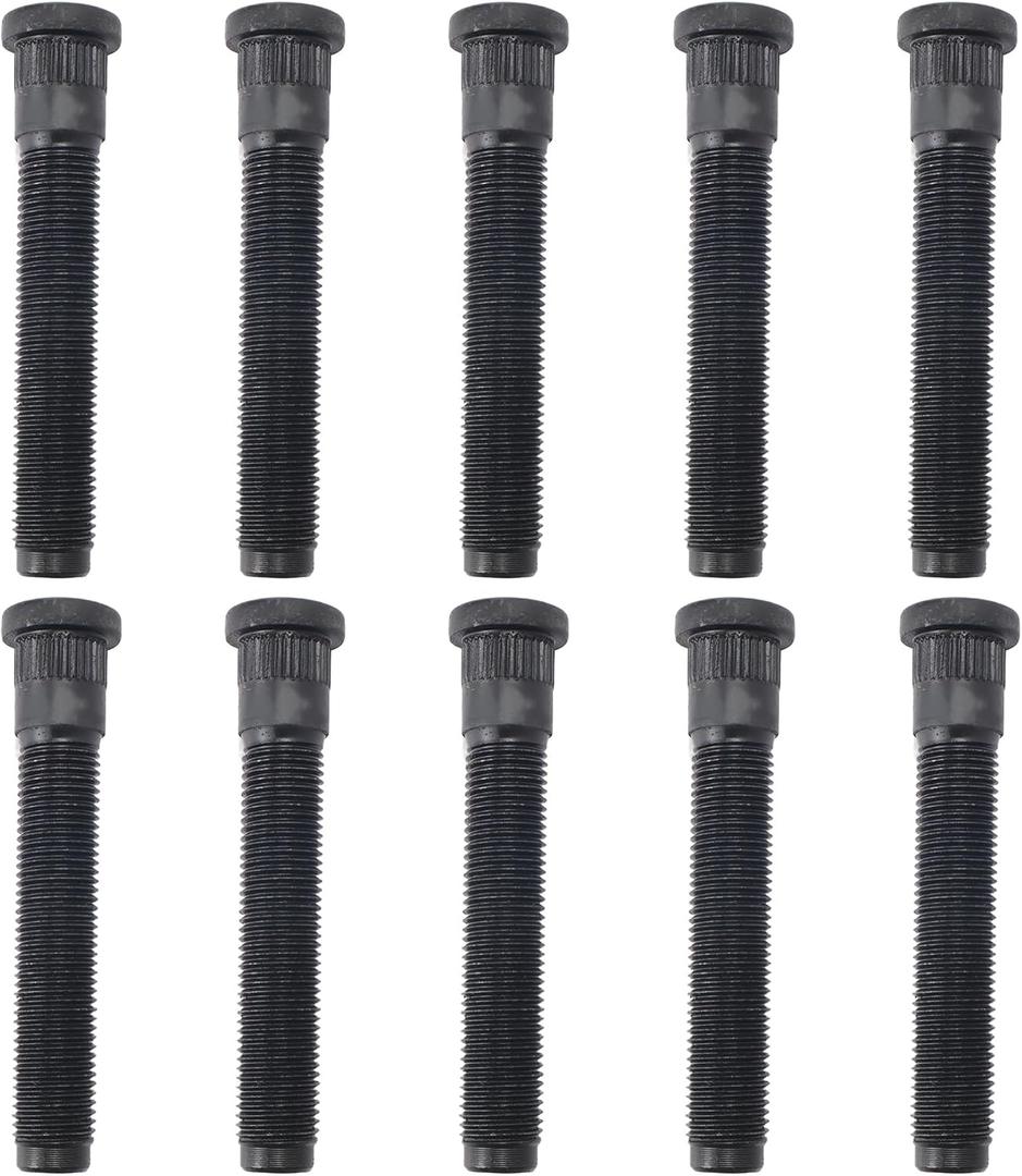 Rear Wheel Lug Stud Compatible with Dodge Ram 4500 2013-2022, for Dodge Ram 5500 2013-2022, Replacement Part Number# 6509420AA, Pack of 10pcs