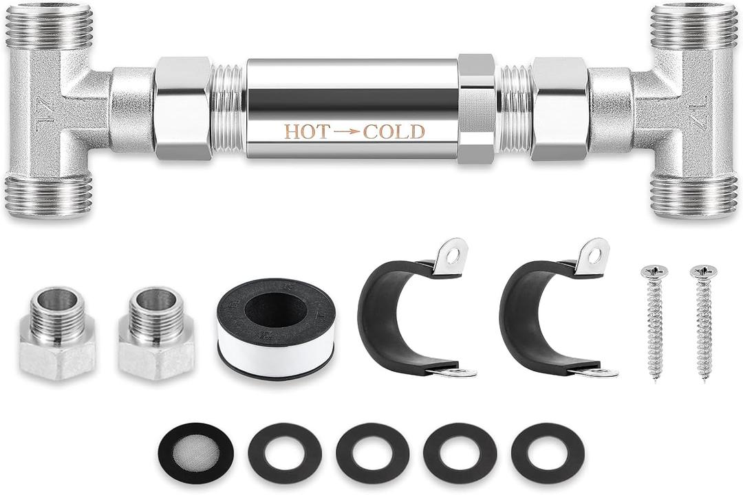 304 Stainless Steel Bypass Valve for Instant Hot Water Recirculating Pump A Great Replacement for the Old Plastic Version