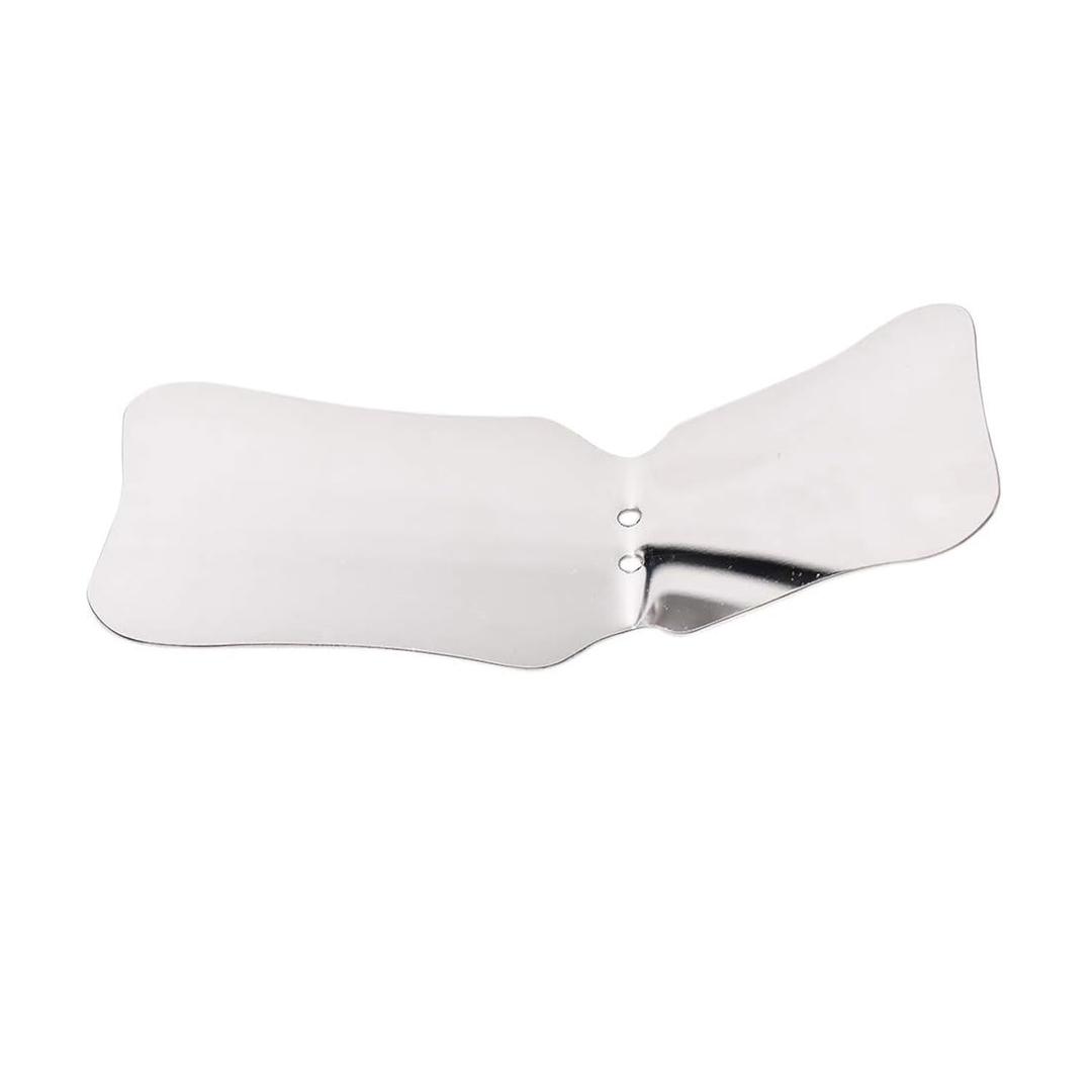 Angzhili 1 piece Dental Photography Mirrors Dental Orthodontic Mirror Stainless Steel Single Sided Photographic Occlusal Mirror,Bendable Dental Oral Mirror Intra-Oral Reflector(A type)