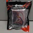 INJORA 4LED Rock Lights Kit with Controller for SCX10 TRX4 1/10 RC Crawler Upgrade(4LED White & Controller)