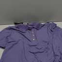 URRU Men's Muscle T Shirts Stretch Short Sleeve Workout Tee Casual Slim Fit Polo Shirt (Large)