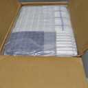 Yvooxny Queen Quilt Set Bedspread Reversible Plaid Grid Quilted Bedspread 3-Piece Real Patchwork Quilt Bedding Set ith Shams for All Seasons, Queen Size, 98 * 90 Inches