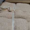 Snuggle Sac Queen Size Bedding Blankets, Super Soft Warm Oversized Bed Blankets Cozy Knit Fuzzy Blankets for Bed, Heather Beige, 90x90 inches