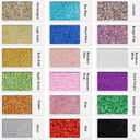 3 x Glitter HTV Heat Transfer Vinyl, 12" x 5ft, for Cricut & Silhouette Cameo, Iron on Vinyl for T-Shirts & Gifts (Black)